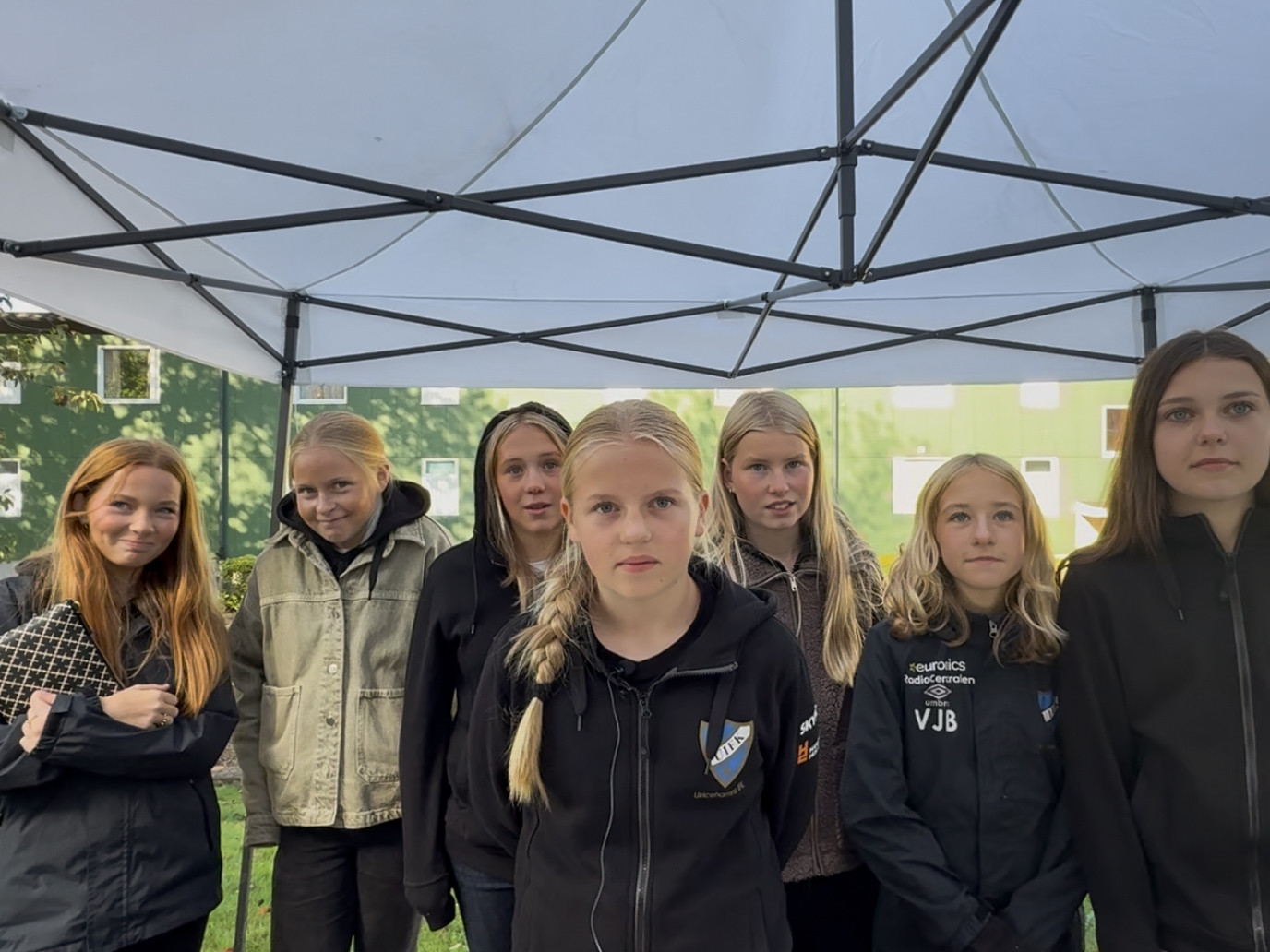 Cornelia, Vilda, Svea, Meja, Alice, Wilma och Ronja